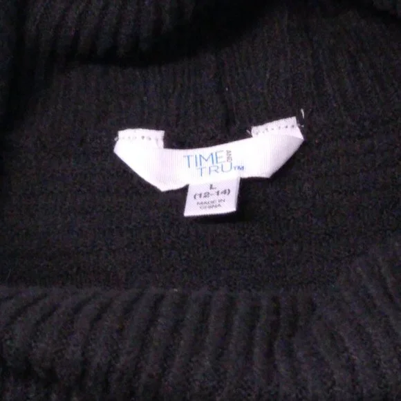 Time and Tru Women’s Cowl Neck Sweater 2X (20W) Chest Measures 46" - NWT - Picture 5 of 16